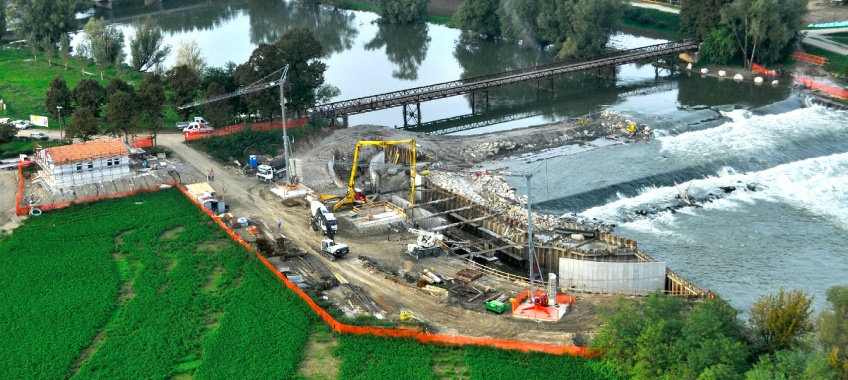 Impianto Idroelettrico di Isola Dovarese sul fiume Oglio - Cremona - Infrastrutture - SEMAT